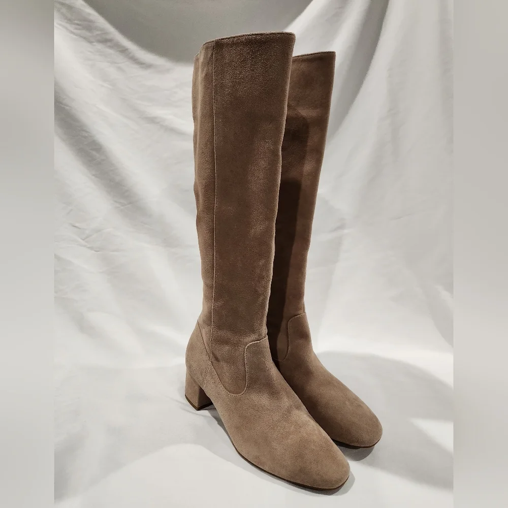 Alex Marie Suede Leather Tan Knee-High Women's Boots Dillards Exclusive